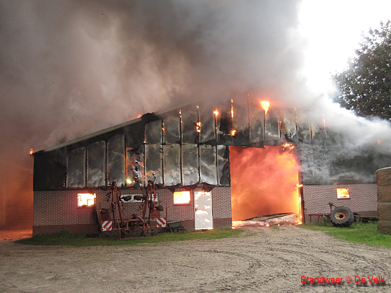 Loods in brand.